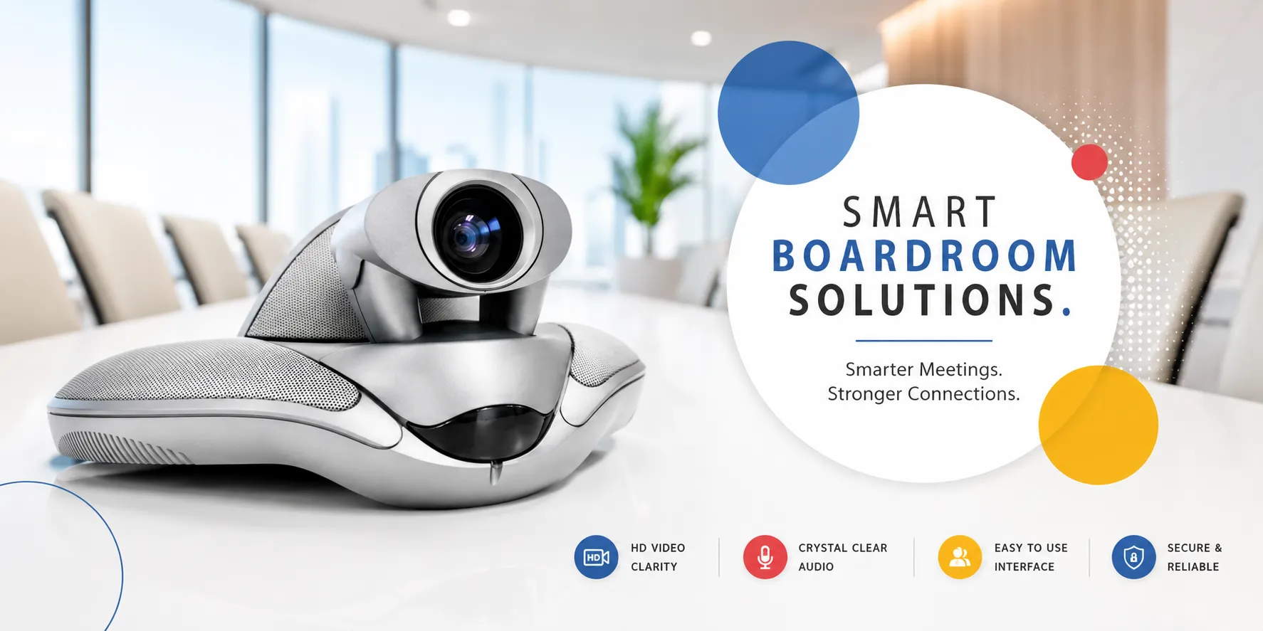 Smart boardroom and video conferencing solutions in Indore