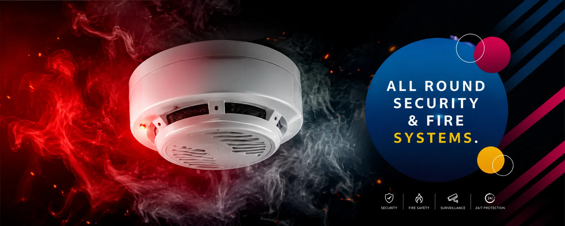 All round security and fire alarm systems in Indore