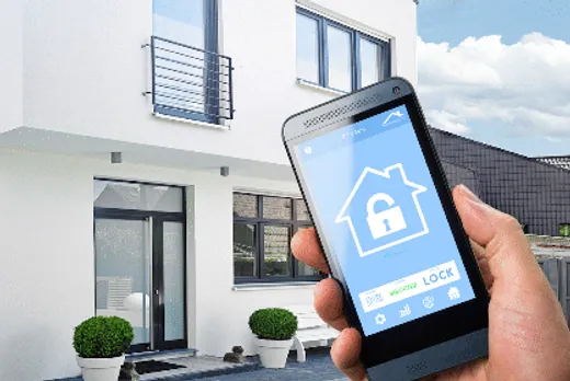 Card based access control system installed at a building entry in Indore