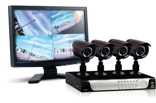 CCTV camera with DVR recording setup for an office in Indore
